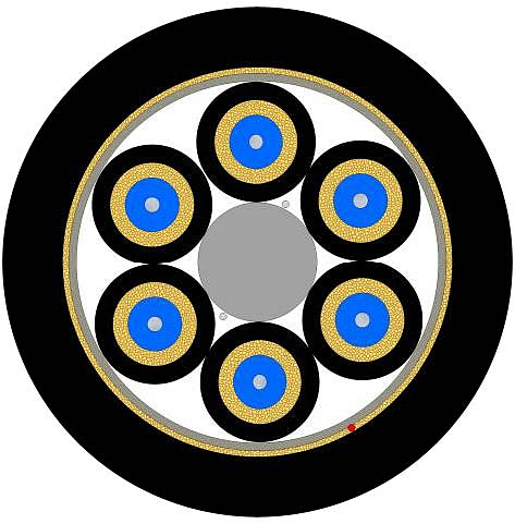 Flexible Breakout Cable 2-24F